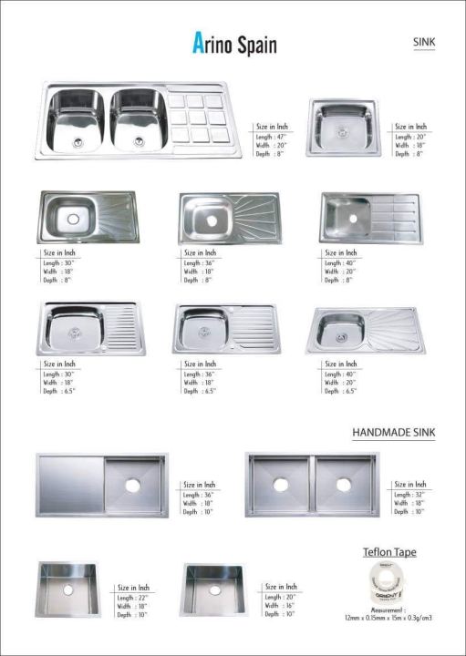 KITCHEN%20SINK%20DOUBLE%20BOWL%20SINGLE%20TRAY%20BASIN%20ARINO-4720-%2047"X20"%20-%20Image%202