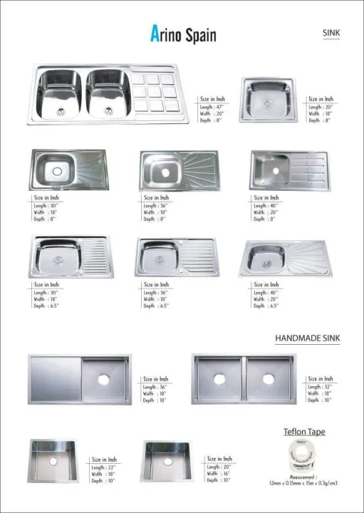 KITCHEN%20SINK%20DOUBLE%20BOWL%20SINGLE%20TRAY%20BASIN%20ARINO-4720-%2047"X20"%20-%20Image%202