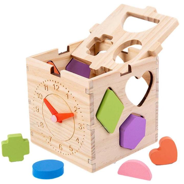 2023NEWShape%20Sorter%20Toy%20Wooden%20Cube%20Geometric%20Clock%20Intelligence%20Box%20Stacking%20and%20Sorting%20Color%20Educational%20Learning%20Toys%20Gift%20for%20Kids%20-%20Image%202