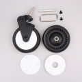 Stroller Replacement Rubber Wheels Front And Rear Wheel Stroller Accessories Compatible With Stroller. 