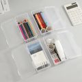 Pencil Case Large Volume Transparent Stationery Case Pencil Case Color Pencil Children Crayon Drawing Sketch Pencil Case.