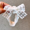 White Lace Bow Baby Headbands for Girl Cute Bowknot Hair Band Elastic Infant Turban Newborn Headwear Baby Hair Accessories 머리띠. 