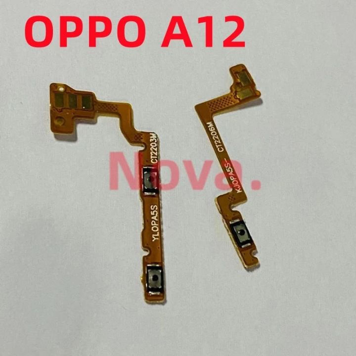 Power On Off Volume Switch Button For OPPO A12 2020 Side Key Flex Cable Mobile Phone Part