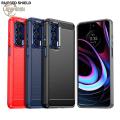 Leweisi carbon fiber bumper phone case for Motorola Moto edge 20 2021 back cover shockproof protector.