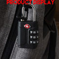 Luggage Lock Cable Travel Lock, TSA Approved Cable Travel 3 Digit Combination Lock Safe Padlock for Suitcases, Baggage, Backpacks, Small Cabinets, Briefcases, Computer Bags. 