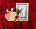 Customised Wedding/Nikah Combo set: Nikah Mirror, Nikah Pen, Nikah Nama For Wall Decor photo frame design. 