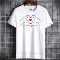 Pink &White Fashionable Tops Ladies Short Sleeve Casual Girls Print New T-Shirt For Women - T Shirt For Women. 
