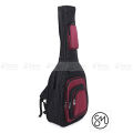 acoustic guitar gig bag (black, red) with 4 pieces free pick. 