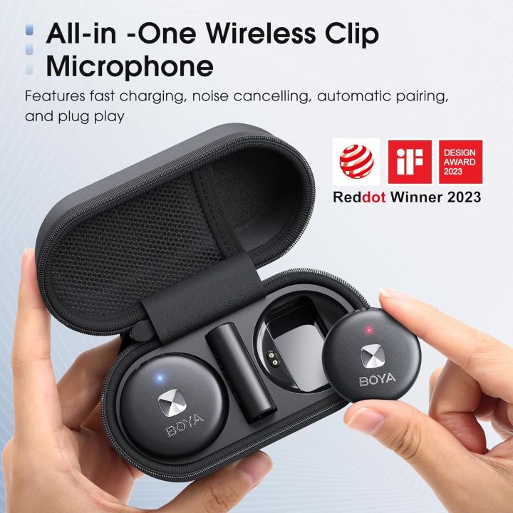 BOYA OMIC-U 2-Person Wireless Microphone System with USB-C