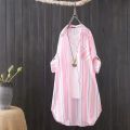 New Chiffon Long Shirt Women's Sun-Protective Clothing Long Sleeve Fashion Design Loose All-Match Chic Coat for Women.
