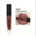 Beauty Glazed Matte Waterproof Long Lasting Liquid Lipstick -104#DARK BROWN.