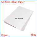 Offset paper - A4 Size - 80gsm - 50pc. 