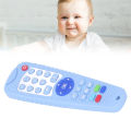 Baby Teether Simulation Remote Control Shaped Various Button Soft Silicone Teething Toy s. 