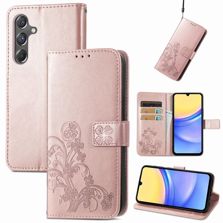%EF%BC%88COD)Four-leaf%20Clasp%20Embossed%20Buckle%20Leather%20Phone%20Case%20For%20Samsung%20Galaxy%20A25%205G/Samsung%20Galaxy%20S23%20FE%205G/Samsung%20Galaxy%20A15%20-%20Image%209