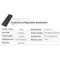 USB 104keys Mechanical Keyboard Edge Highlight Chamfer And Colorful Backlight/12 Multimedia Keys. 