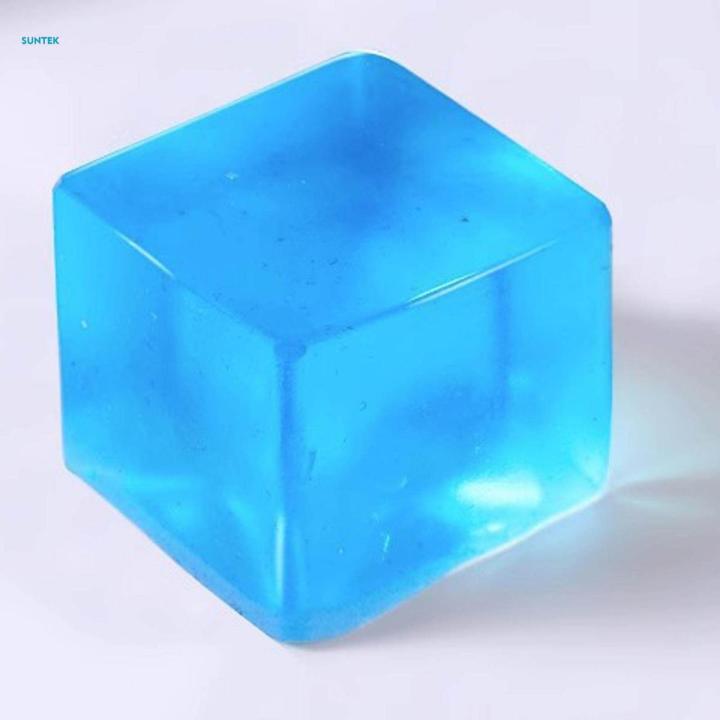 Ice Block Ball Toy Sensory Cubes Soft for Friends, Adults Kids Holiday Gifts