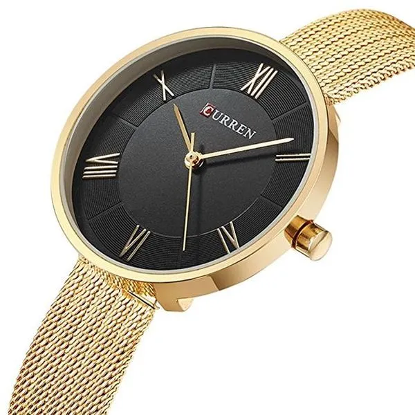 CURREN%209020%20Golden%20Stainless%20Steel%20Analog%20Watch%20For%20Women%20-%20Golden%20-%20Image%203