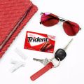 Trident Cinnamon Flavor Chewing Gum Full Box 12 Pack - - 14 stick. 