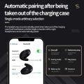 【FUPANG】Homel TWS Wireless Bluetooth Earphone Noise Reduction Stereo Headphones LED Display Bluetooth Earbuds Hands Free Sleeping with Display Charging Case.