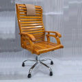 FurniZone Boss Chair Made By Pure Mahogany Wood. 