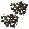 40 Pcs 21/32 inch x 27/64 inch x 13/64 inch Carbon Brush CB325 for Makita 9554NB 9557NB. 