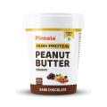 Pintola HIGH Protein Peanut Butter (Dark Chocolate) (Creamy, 510g) | 30% Protein | High Fibre | NO Salt. 