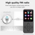 HiFi MP3 Player Walkman FM Radio Bluetooth-compatible 5.0 Mp4 Video Player with E-book/Recorder MP3 Music Player Support for OTG.
