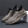 Shoes Men's Shoes Autumn and Winter Sneakers 2023 New Casual Leather Men's Fleece-Lined Breathable Clunky Sneakers Men's.