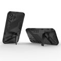 lthmy for Xiaomi Mi 11 Ultra (6.81 ) Armor TPU and PC Solid Color Stand Holder Kickstand Phone Casing Shockproof Buffer Cool Back Cover.