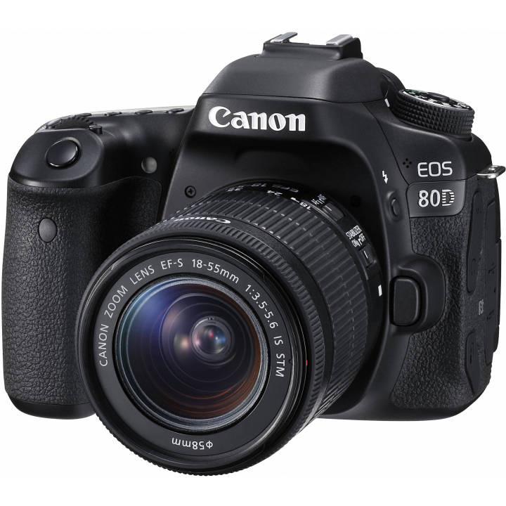 Canon EOS 80D with 18-55 IS STM DSLR Camera