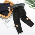 Child The New Thicken Keep Warm Children's Wear Girl Tights Leggings Plush Pants Jeans. 