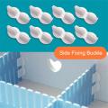 10PCS Drawer Partition Accessories Drawer Clapboard Storage Clapboard Cross Buckle Fixing Clip Divider Sock Underwear Organizer. 