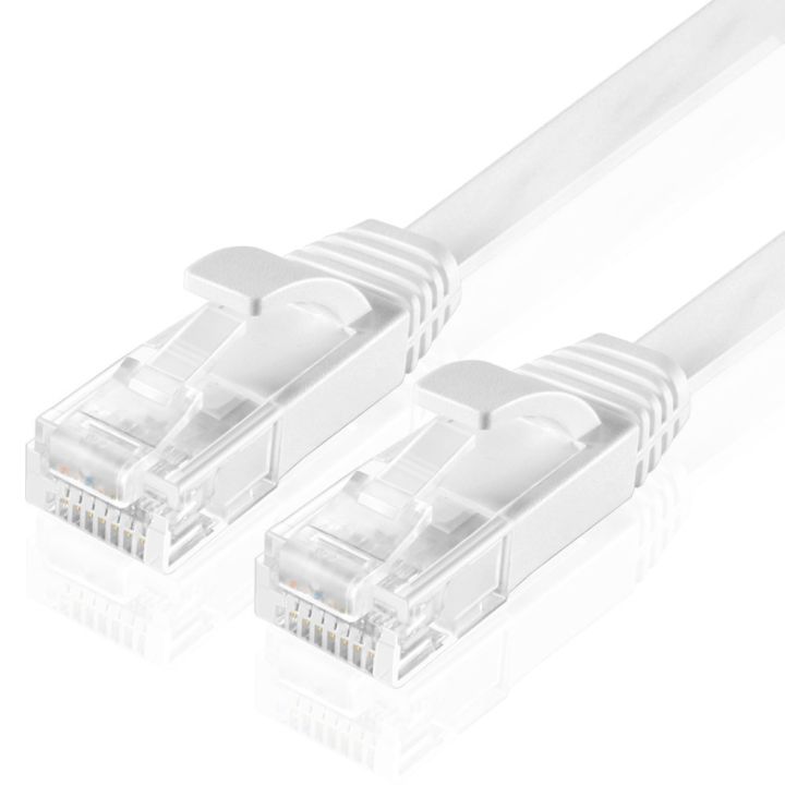 LNYUELEC%200.25m%201ft%20cable%20Pure%20copper%20wire%20CAT6%20Flat%20UTP%20Ethernet%20Network%20Cable%20RJ45%20Patch%20LAN%20cable%20blue/white/black%20color%20-%20Image%203