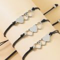 【Universal Car Parts Store】（NEW）2/3/4 Best Friend Bracelets Friendship Sister Hollow Matching Heart Bracelet for Women Girl Teen Couple. 