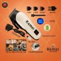 Kemei KM-809A is a professional-grade hair clipper featuring a digital display and dual AC/DC power for smooth and powerful trimming.. 