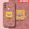 JIUMOO Case For OPPO A31 2020 Case Cartoon Cute SpongeBob Thin Shockproof Square Edge Silicone Casing Full Lens Cover Camera Protect Cases Softcase. 