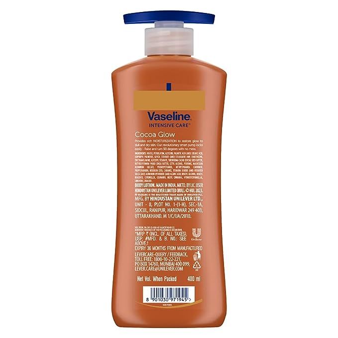 Vaseline%20Cocoa%20Glow%20Serum%20In%20Lotion,%20400%20ml%20%7C%20100%25%20Pure%20Cocoa%20&%20Shea%20Butter%20-%20Image%204