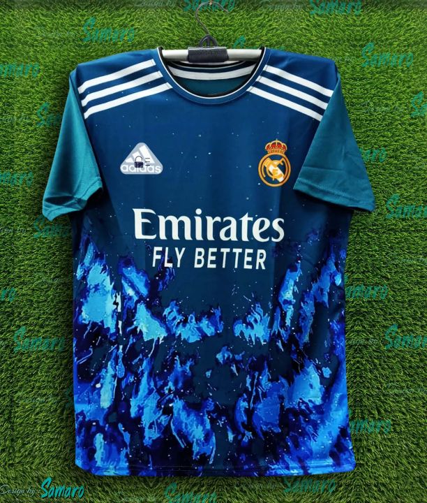 HOT Madrid Kit Real Madrid Ea Sports Camisa Real Madrid Ea