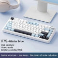 AULA F75 Mechanical Keyboard Wired/2.4G Wireless/Bluetooth RGB PBT 75% Layout OEM Profile Gasket Customized Pc Gaming Keyboard. 