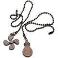 ZOROOM 16Pcs Ceiling Fan Pull Chain Set,Bulb and Fan Pattern Pull Chain Extension Fan Pull Chain Pendant 12 Inch (Red Bronze). 