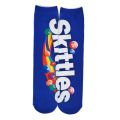 Fashion Unisex 3D Printing Mens Art Snacks Socks Spring Autumn Potato Chips Funny Long Socks Men Cotton and Cool Gifts for Men. 