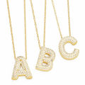 Ornament Stylish and Simple 26 English Letter Necklace Niche Temperament All-Match Clavicle Chain nkt43. 