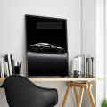 Black and White Super Luxury Sports Car poster Set For Wall Art Cars Model Details M3 E36 GT3 Canvas Painting Garage Room Decor. 