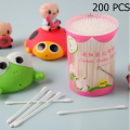 Mini Plastic Stem Cotton Bud for Newborn.