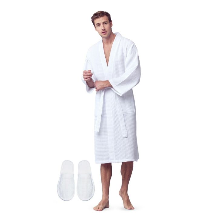 Luxury Dressing Gown after bathmen and Womens Bathrobe Bathing Robe.