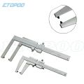 Stainless Steel Vernier Brake Disc Caliper 0-60mm Brake plate vernier calipers Brake Rotor Gauge For Brake Discs Disks Measuring-simple type. 