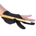 3pcs/6pcs 3-finger Cue Gloves Elastic Open Pool Gloves for Left Hands and Right Hands. 