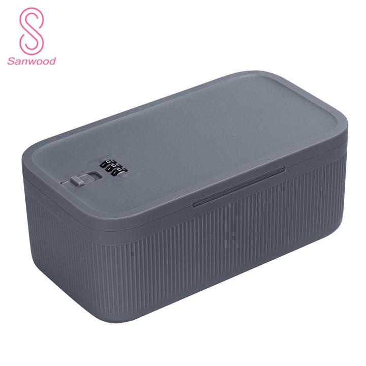 Sealed Storage Container Secure Lockable Storage Box with Password for ls Small Items Large Capity Organizer for Home Tl Silicone Sealing g Box