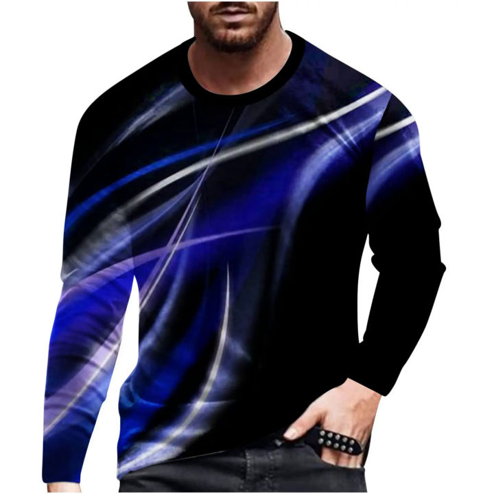 3D%20Print%20T%20Shirt%20For%20Men%20Striped%20Pattern%20Sweatshirt%20Casual%20Long%20Sleeve%20Male%20Oversized%20Breathable%20Clothes%20Leisure%20Comfortable%20Top%20-%20Image%204