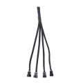 PWM Fan Splitter 4pin Adapter Cable 1 to 1 2 3 4 Computer CPU Fan Splitter Cable Tetuo. 